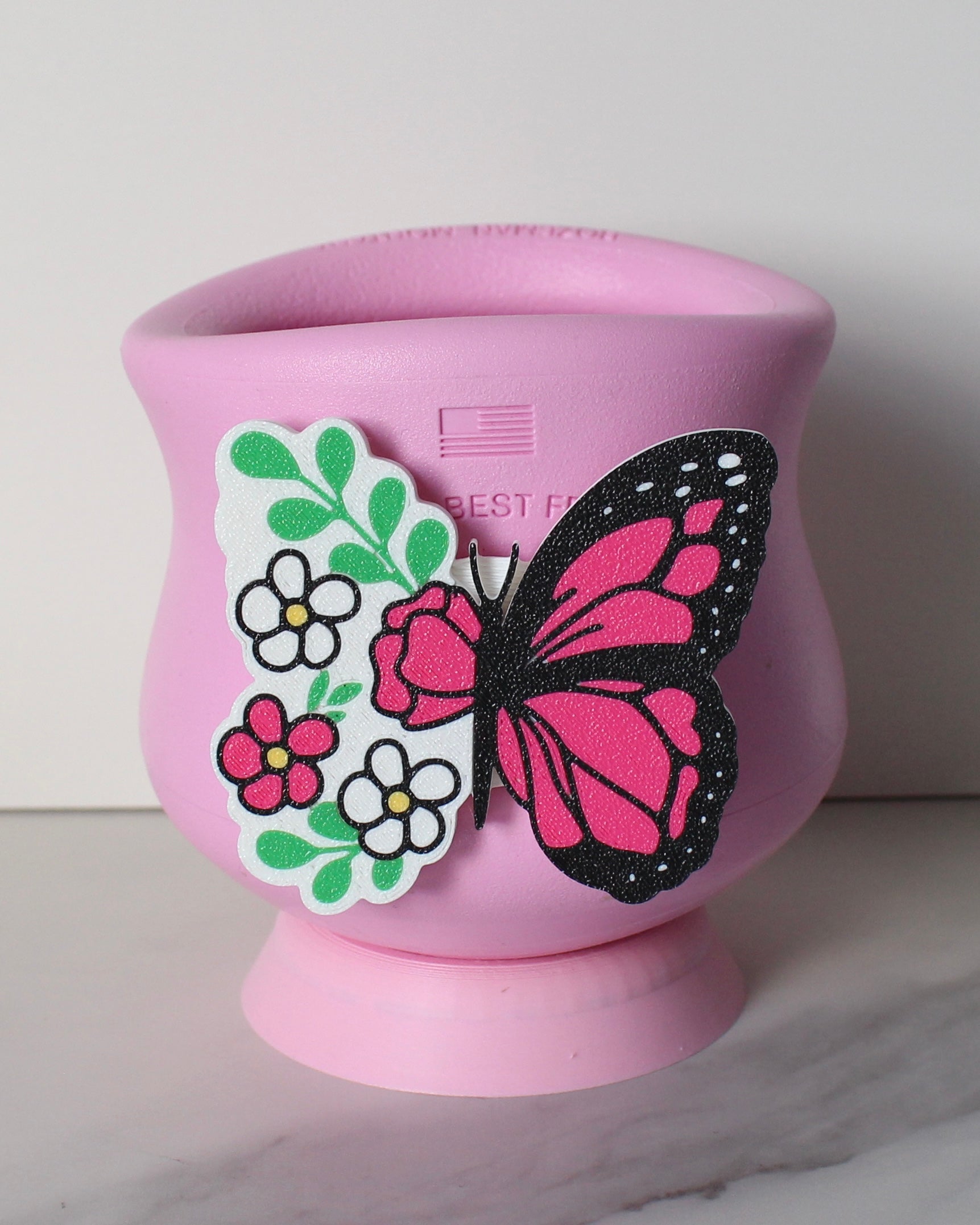 Floral Monarch | Fuchsia