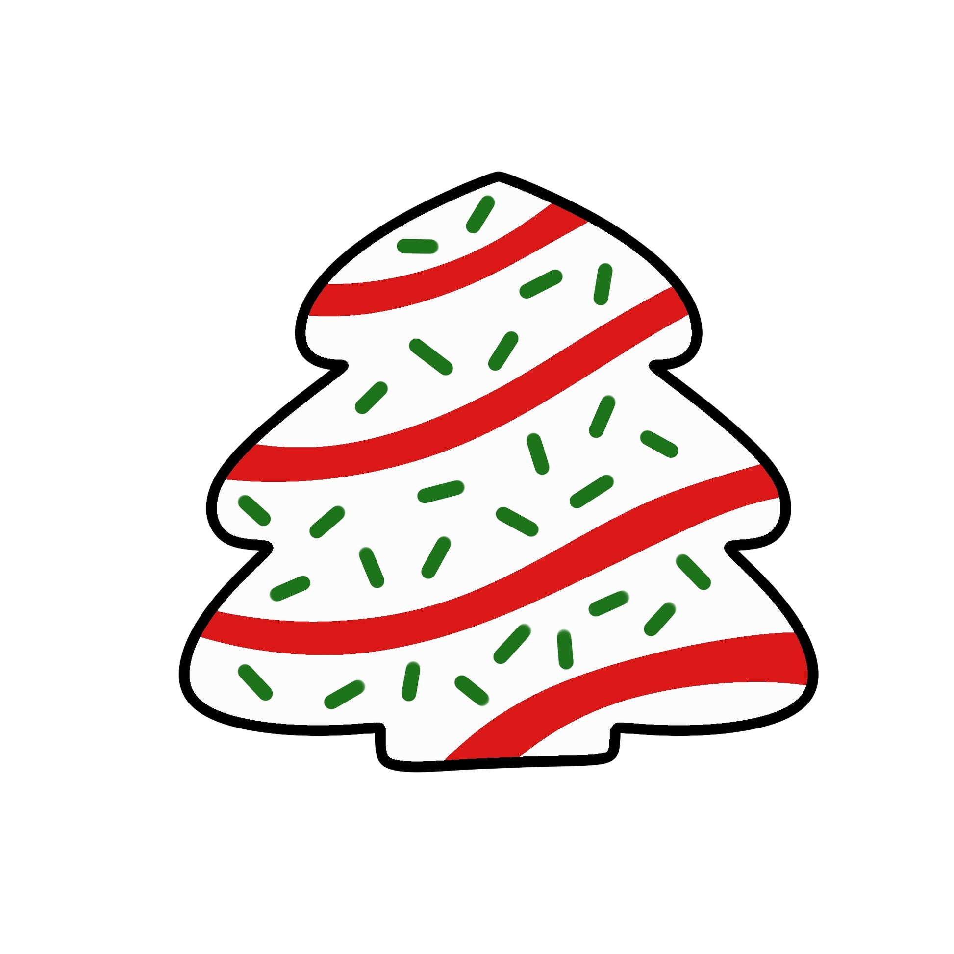 Christmas Tree Cake