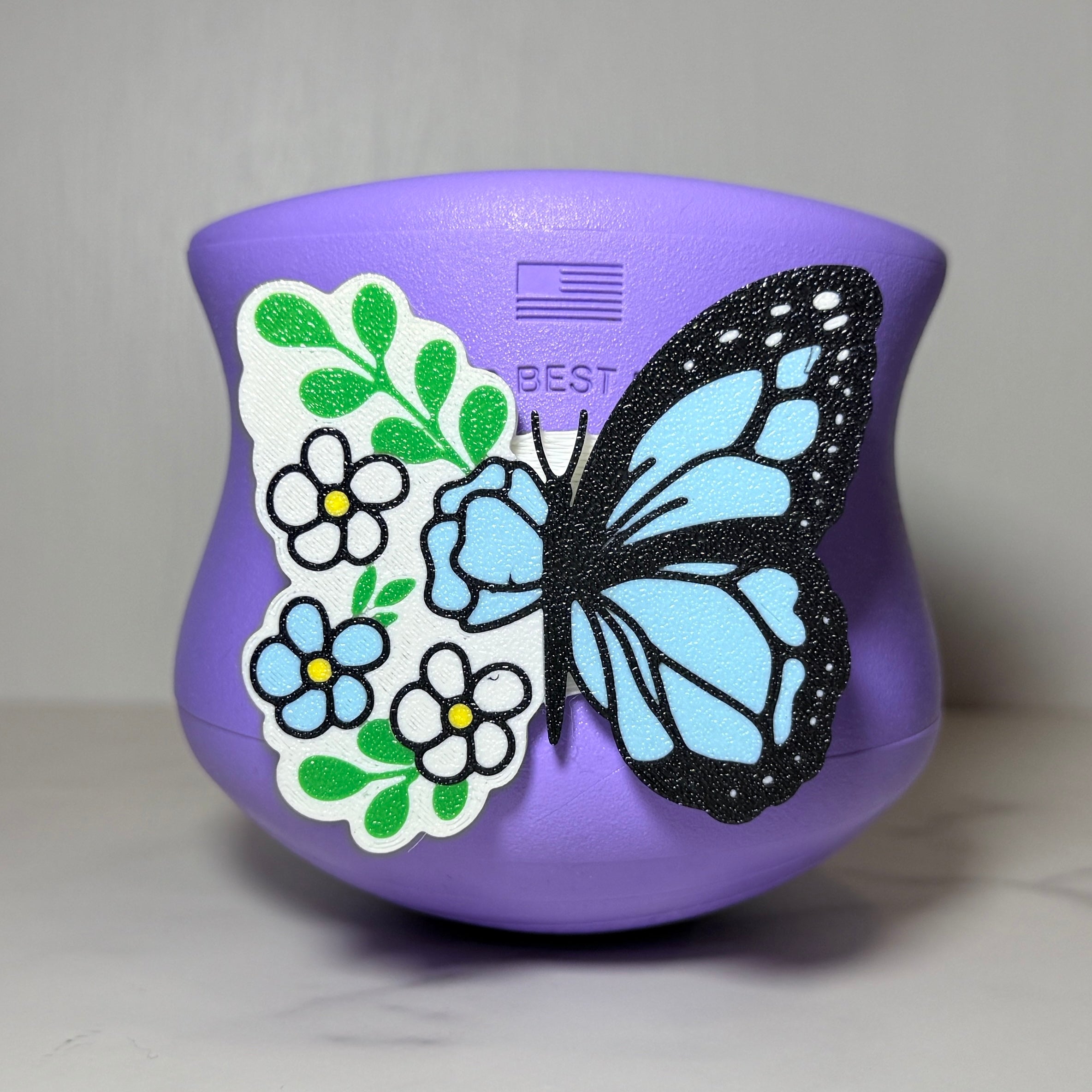 Floral Monarch | Baby Blue