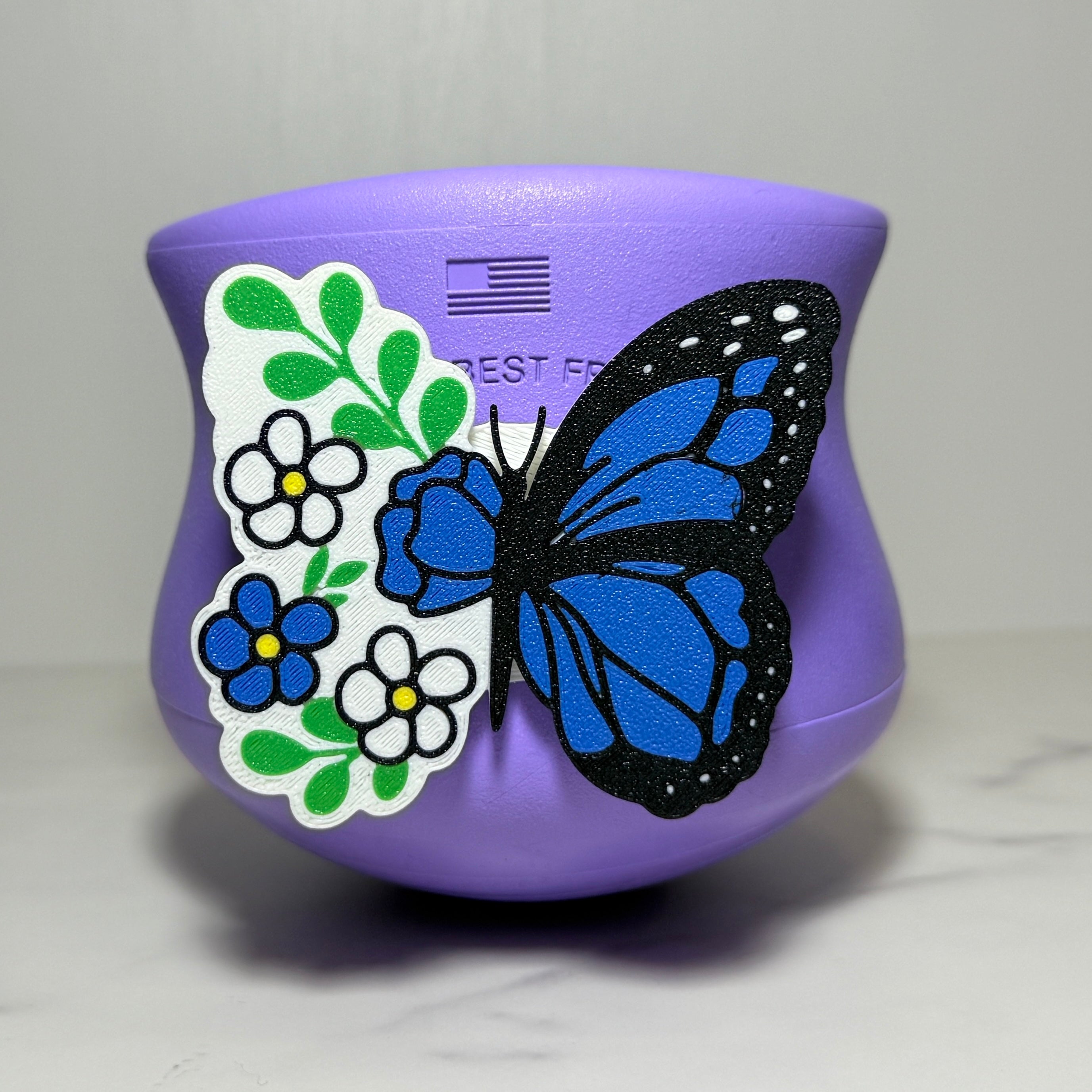 Floral Monarch | Blue