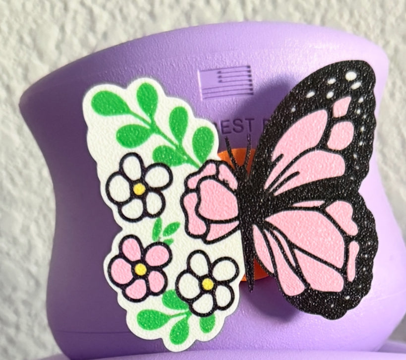 Floral Monarch | Baby Pink
