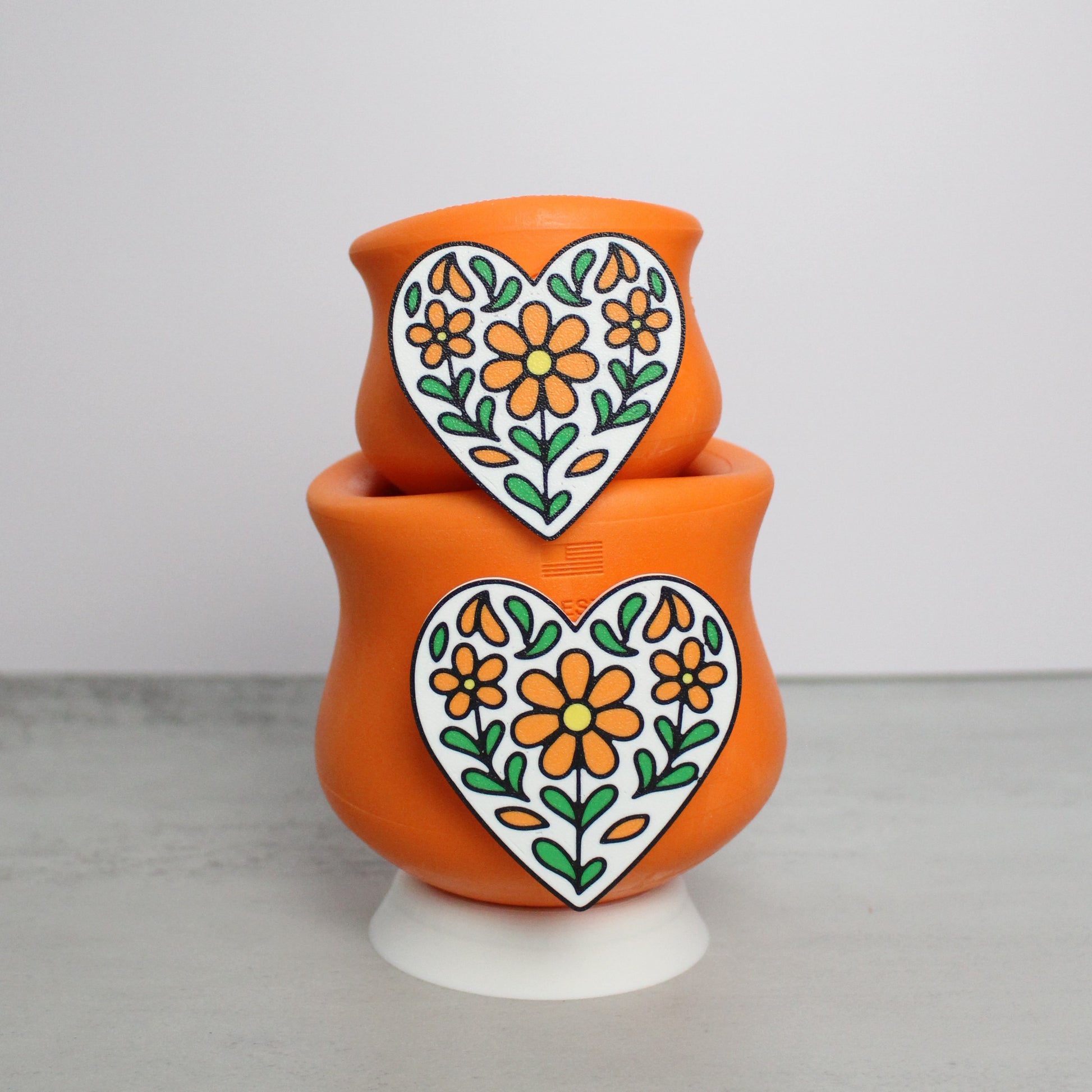 Floral Heart | Orange