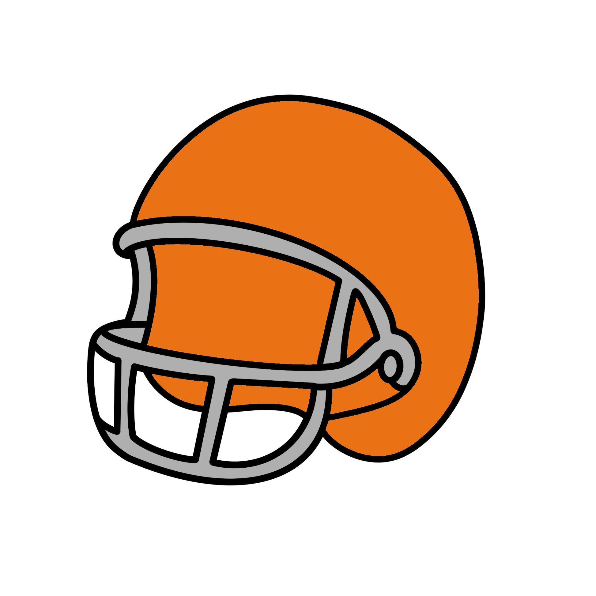 Football Helmet | Orange